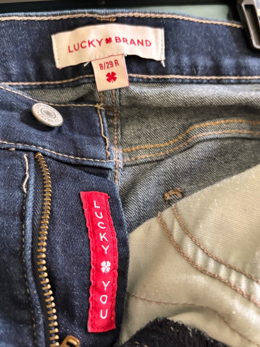 Lucky Brand Women's Indigo Skinny Jeans size 8/29 R - Picture 7 of 8